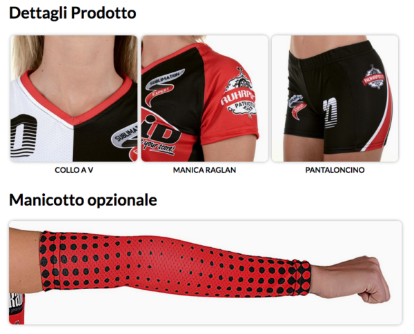 VOLLEY CON MANICA DONNA - immagine 3